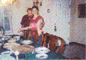 Steve and Nancy Melone at Thanksgiving 2003